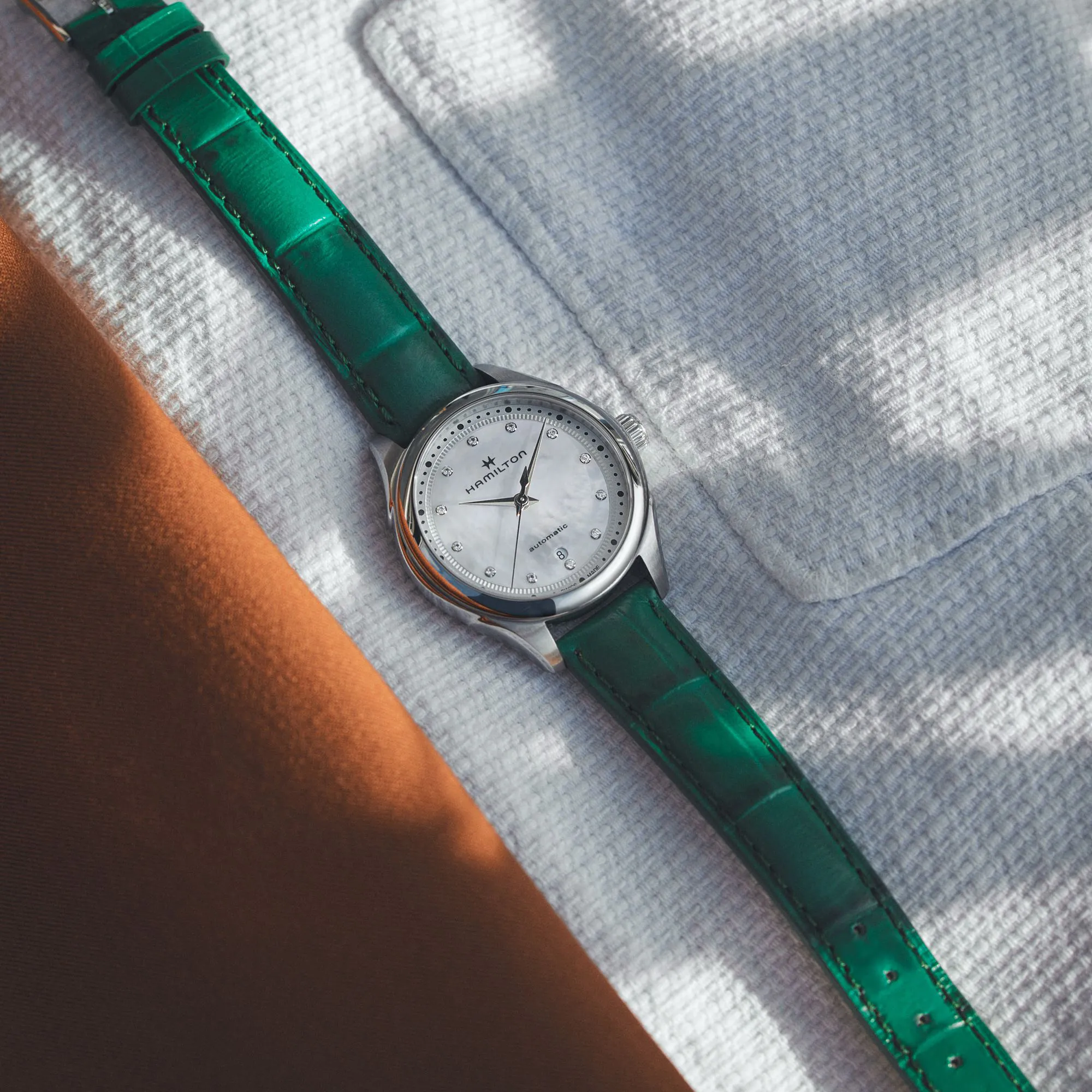 Hamilton Jazzmaster Lady Automatic Watch MOP Dial 30mm Image 4 La Mine d'Or Moncton, NB