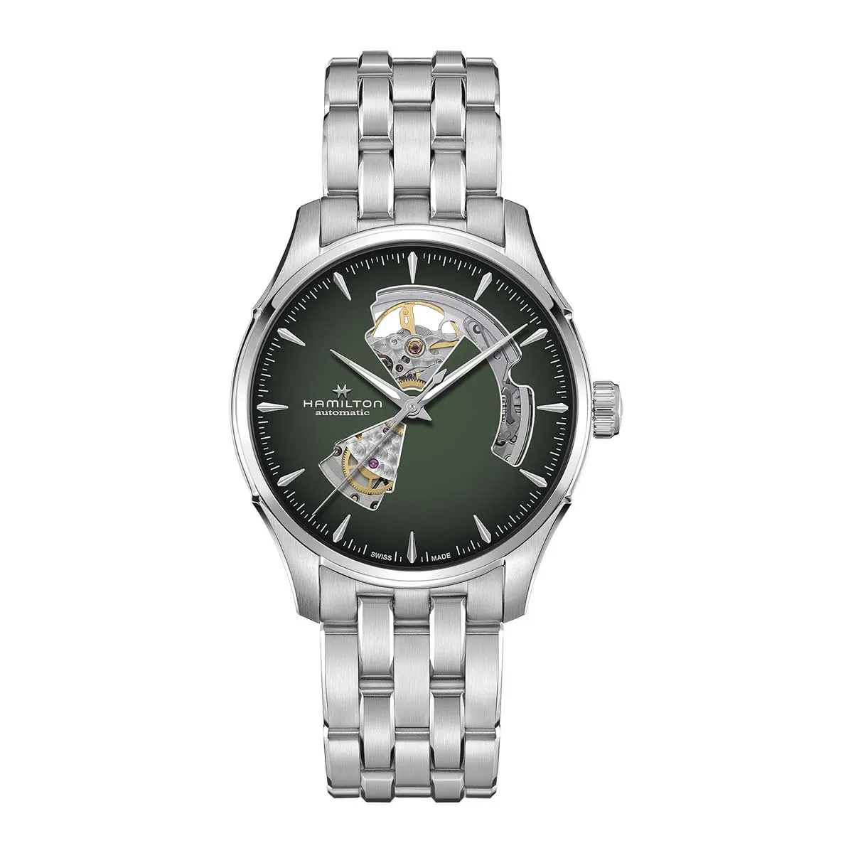 Hamilton Jazzmaster Open Heart Automatic Watch Smoked Dial 40mm La Mine d'Or Moncton, NB