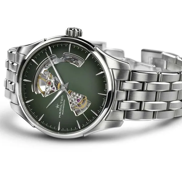 Hamilton Jazzmaster Open Heart Automatic Watch Smoked Dial 40mm Image 3 La Mine d'Or Moncton, NB