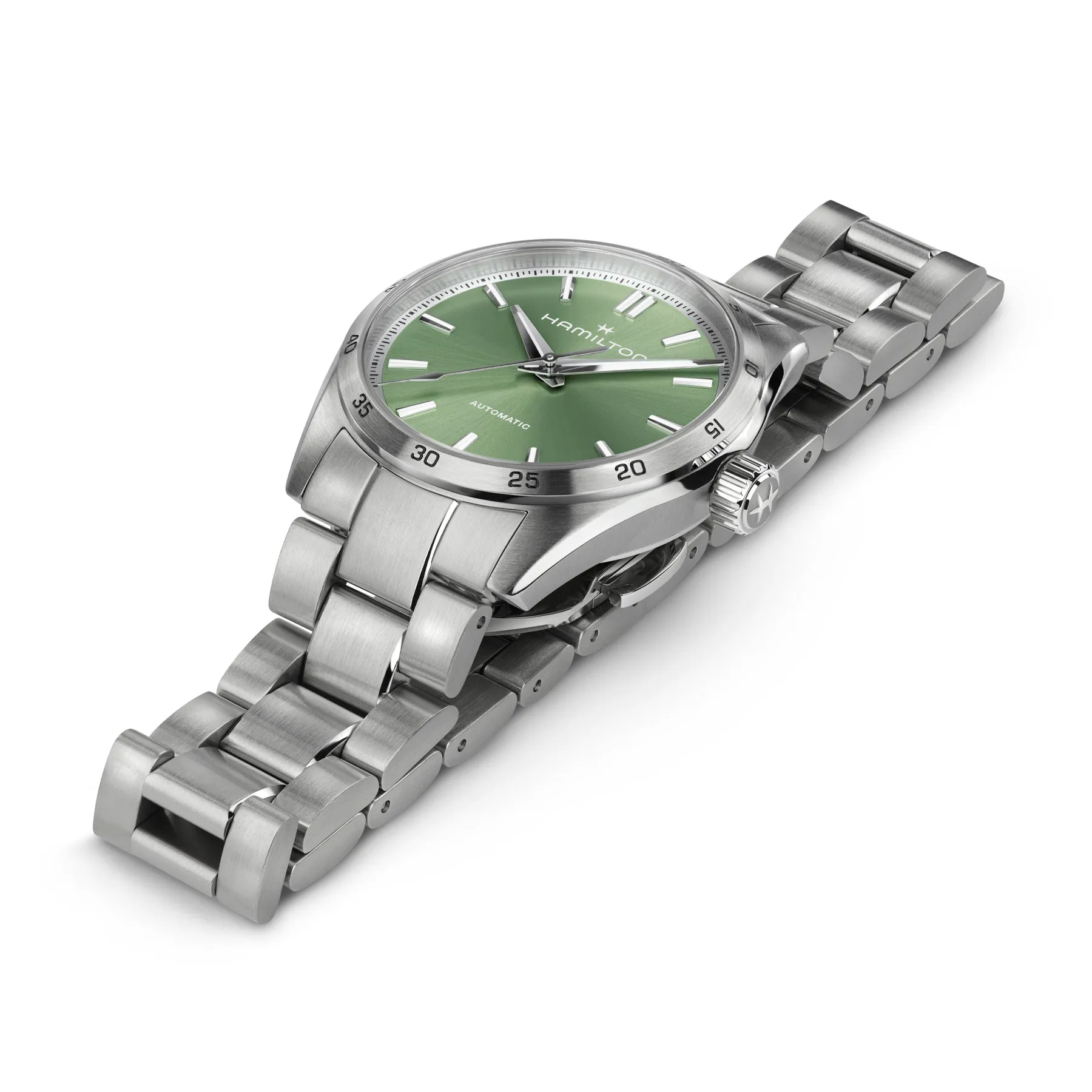 Hamilton Jazzmaster Performer Automatic Watch Green Dial 34mm Image 3 La Mine d'Or Moncton, NB