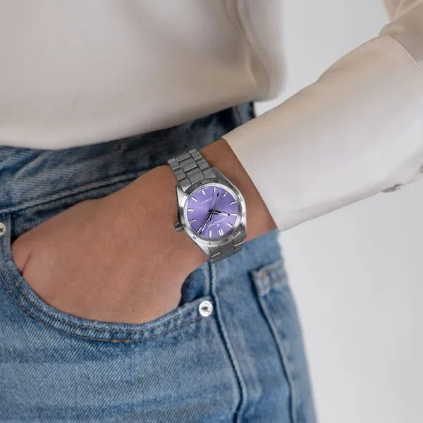 Hamilton Jazzmaster Performer Automatic Watch Lavender Dial 34mm Image 5 La Mine d'Or Moncton, NB