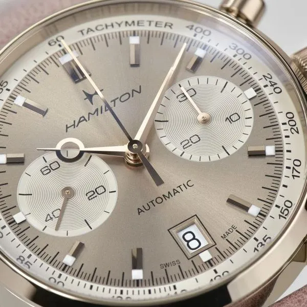 Hamilton American Classic Intra-Matic Automatic Chronograph Off-White Dial Image 2 La Mine d'Or Moncton, NB