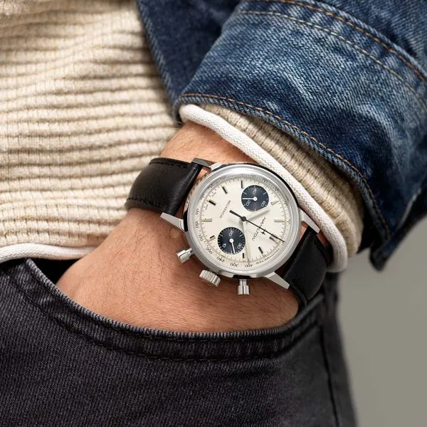 Hamilton American Classic Intra-Matic Chronograph H with White Dial Image 5 La Mine d'Or Moncton, NB