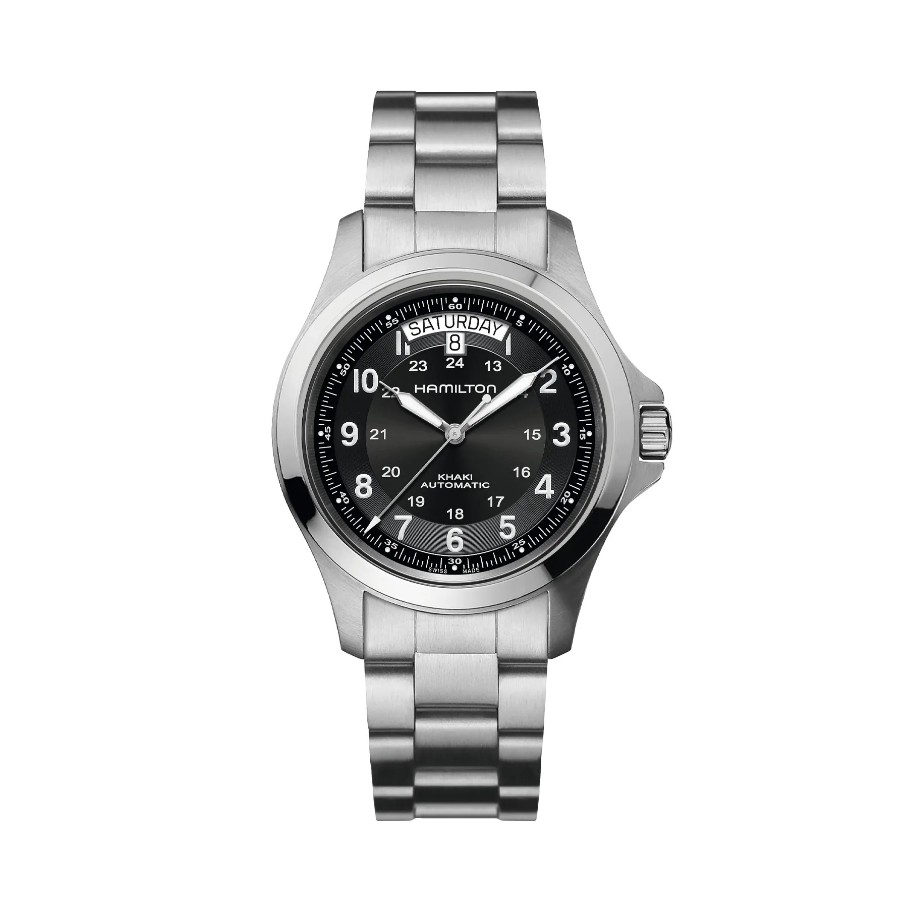 Hamilton Khaki Field King Automatic Watch Black Dial 40mm La Mine d'Or Moncton, NB