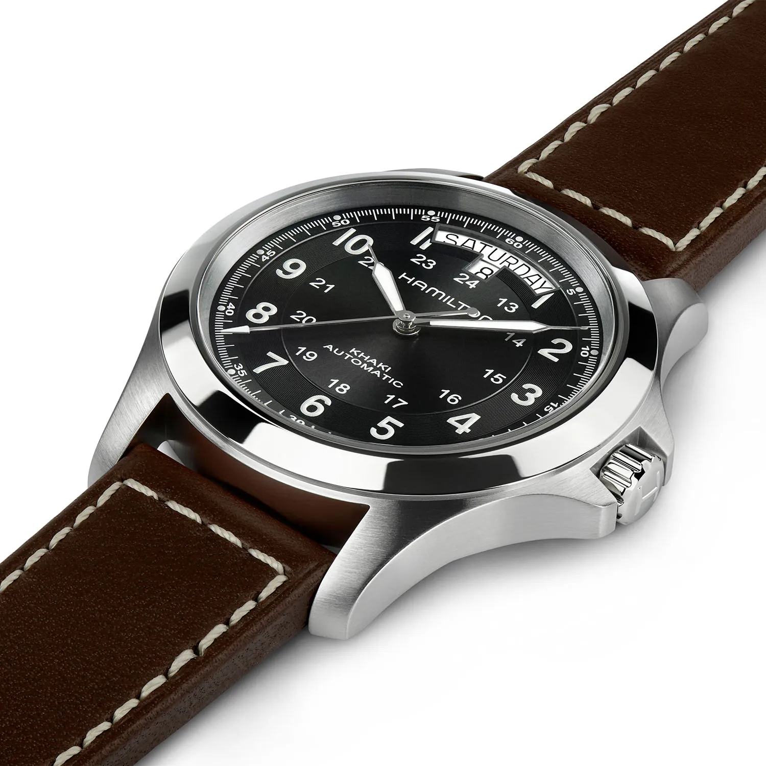 Hamilton Khaki Field King Automatic Watch Black Dial 40mm Image 3 La Mine d'Or Moncton, NB