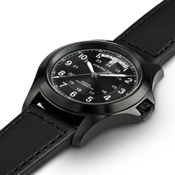Hamilton Stainless Khaki Field King Automatic with Black Dial Image 4 La Mine d'Or Moncton, NB