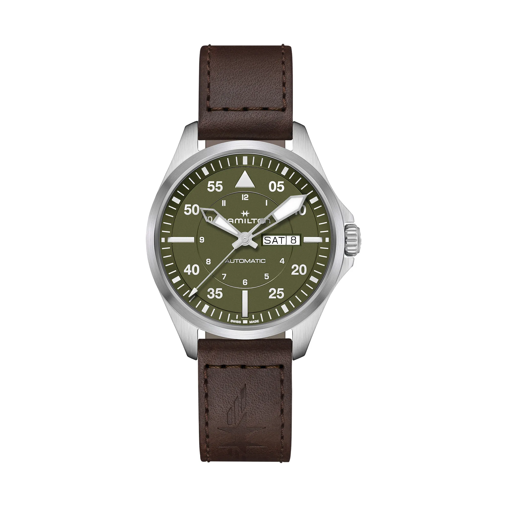 Hamilton Khaki Aviation Pilot Automatic Watch Green Dial 42mm La Mine d'Or Moncton, NB