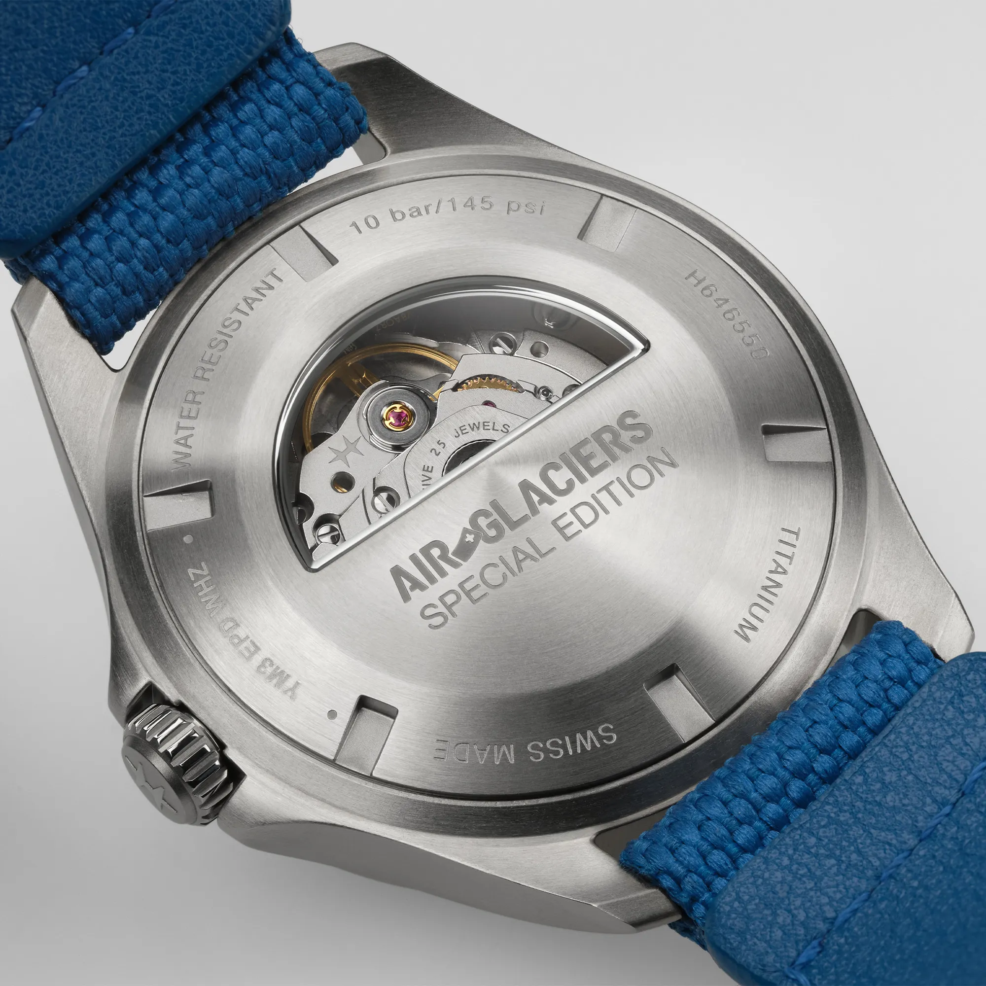 Hamilton Khaki Pilot Aviation Air-Glaciers Auto Watch Blue Dial 42mm Image 3 La Mine d'Or Moncton, NB