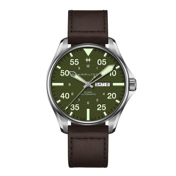 Khaki Aviation Pilot Schott NYC - Limited Edition Automatic Watch La Mine d'Or Moncton, NB
