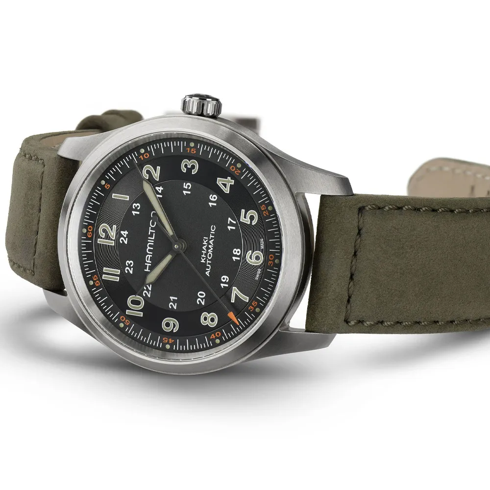 Hamilton Khaki Field Titanium Automatic Black Dial Image 3 La Mine d'Or Moncton, NB