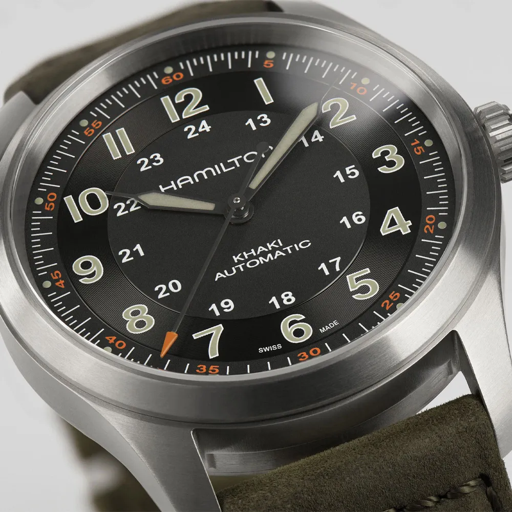 Hamilton Khaki Field Titanium Automatic Black Dial Image 4 La Mine d'Or Moncton, NB