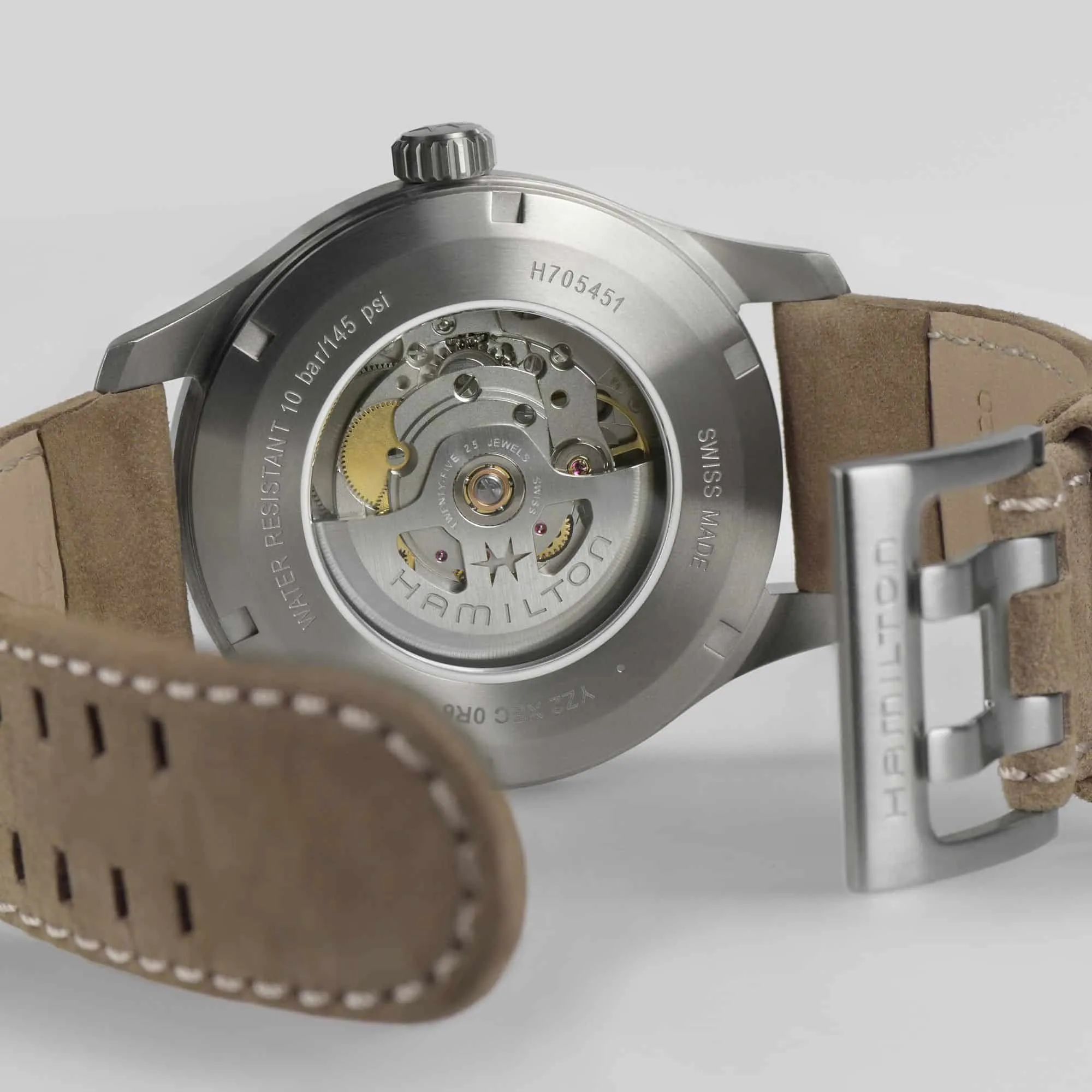 Hamilton Khaki Field Titanium Automatic Watch Blue Dial 42mm Image 5 La Mine d'Or Moncton, NB
