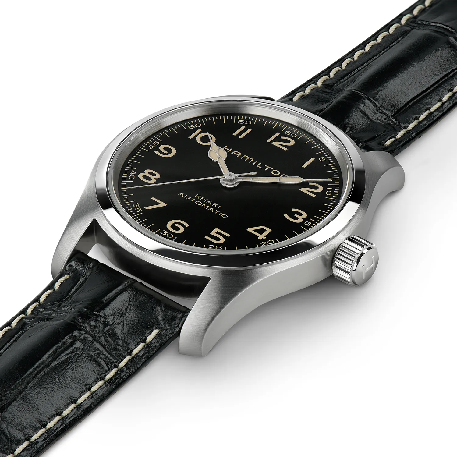 Hamilton Khaki Field Murph Automatic Watch Black Dial 42mm Image 2 La Mine d'Or Moncton, NB