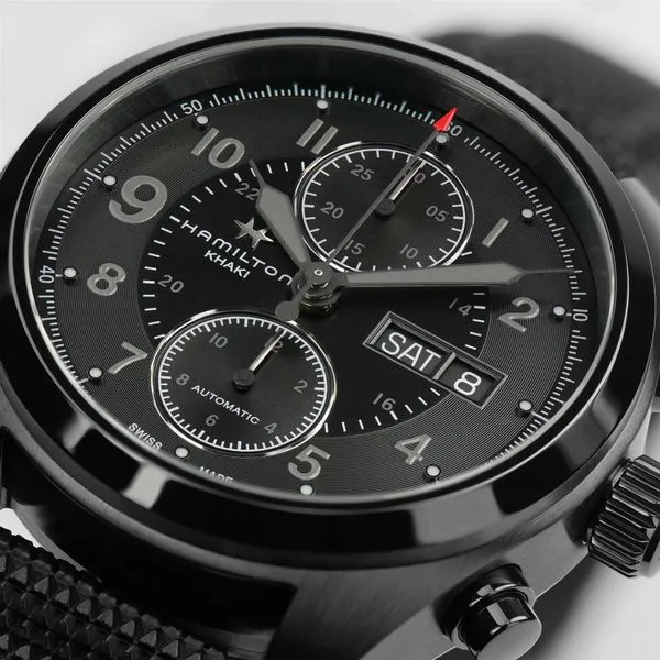 Hamilton khaki field chrono hot sale