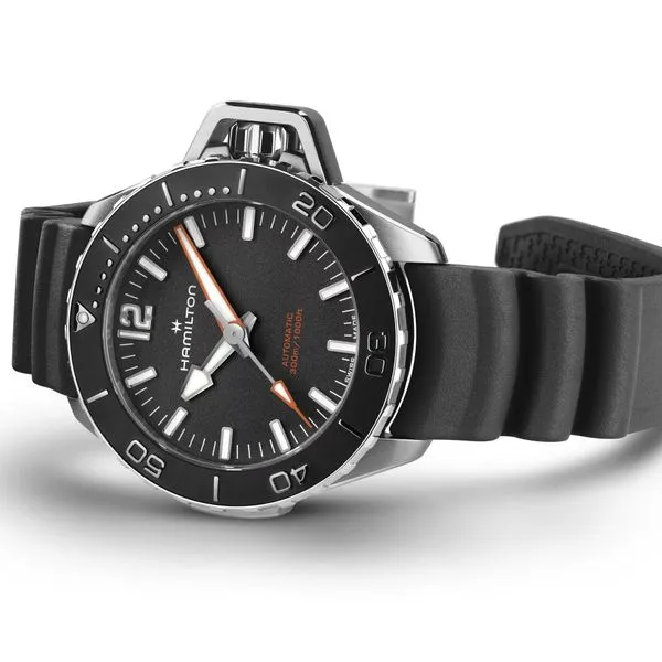 Hamilton Khaki Navy Frogman Auto Black Dial Image 3 La Mine d'Or Moncton, NB