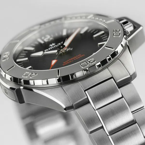 Hamilton Khaki Navy Frogman Automatic Watch Image 4 La Mine d'Or Moncton, NB