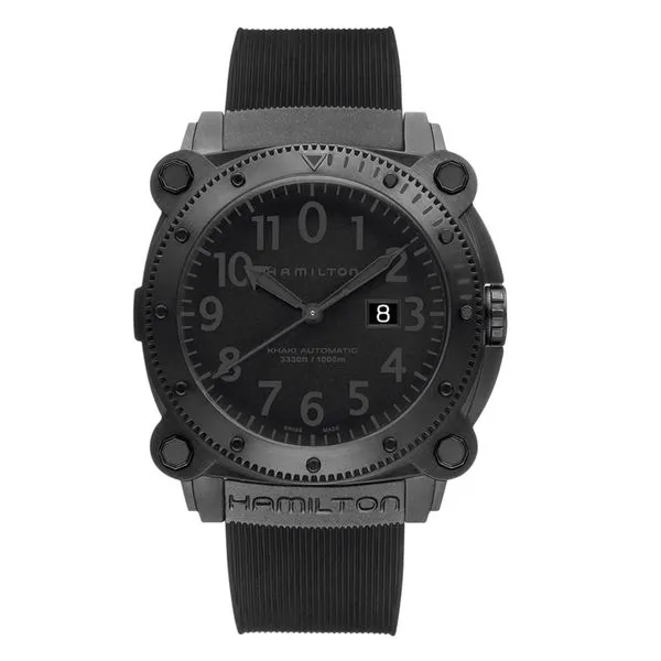 Hamilton Khaki Navy BeLOWZERO Automatic Watch with Black Dial La Mine d'Or Moncton, NB