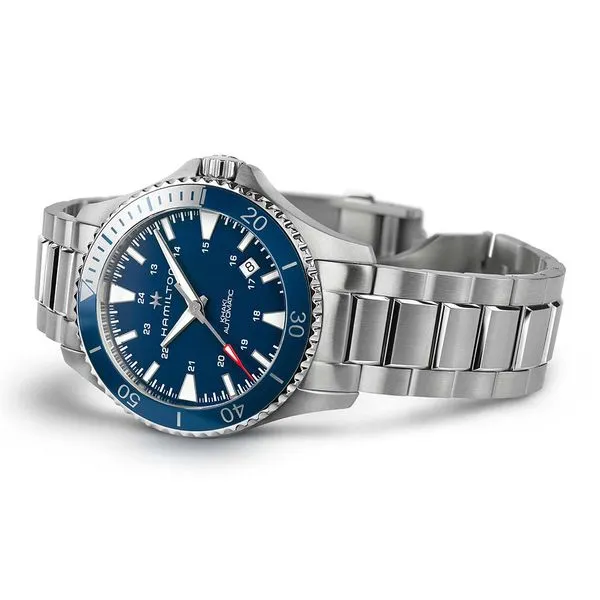 Hamilton Khaki Navy Scuba Automatic Watch Black Dial 40mm Image 2 La Mine d'Or Moncton, NB