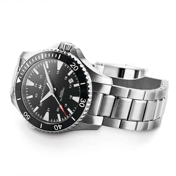 Hamilton Khaki Navy Scuba Automatic Watch Black Dial 40mm Image 2 La Mine d'Or Moncton, NB