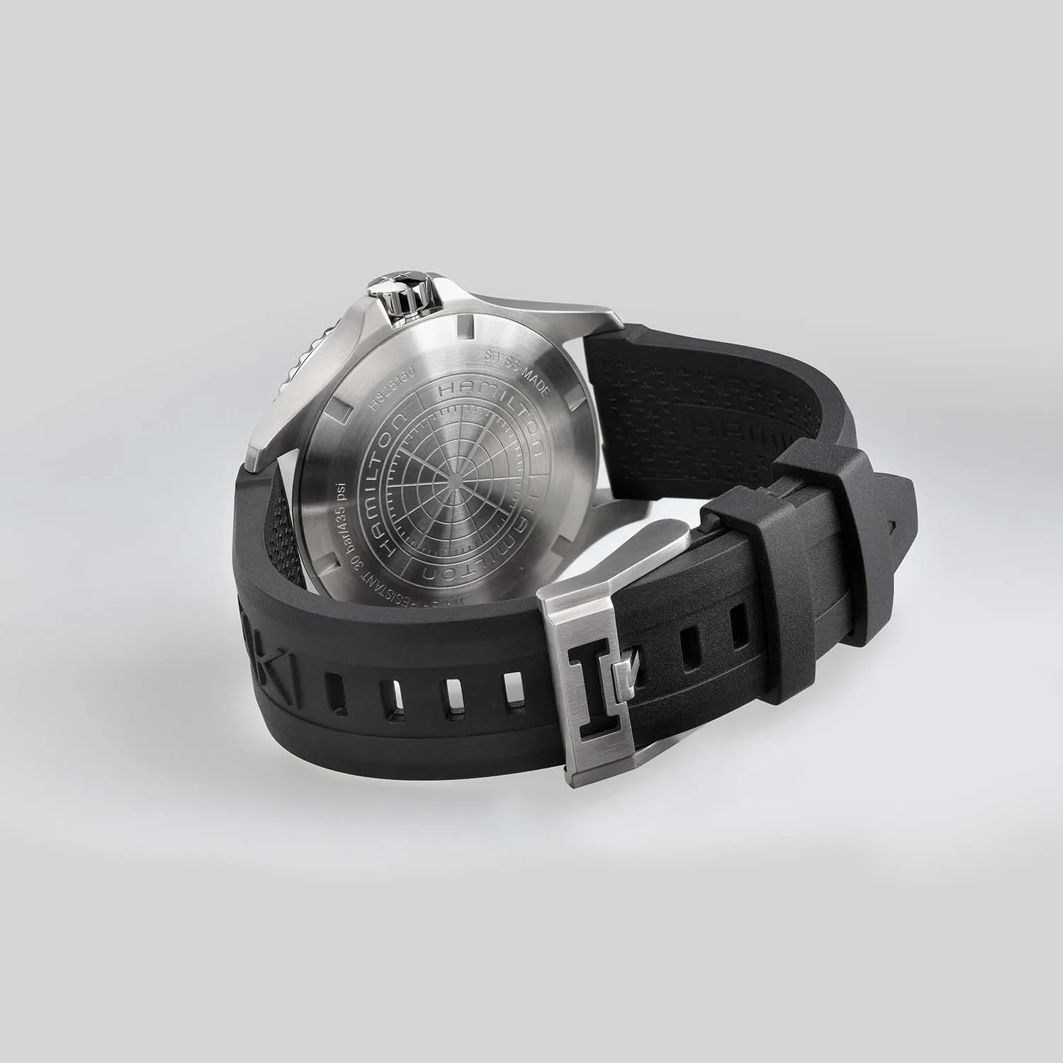 Hamilton Khaki Navy Scuba Automatic Watch Black Dial 43mm Image 4 La Mine d'Or Moncton, NB