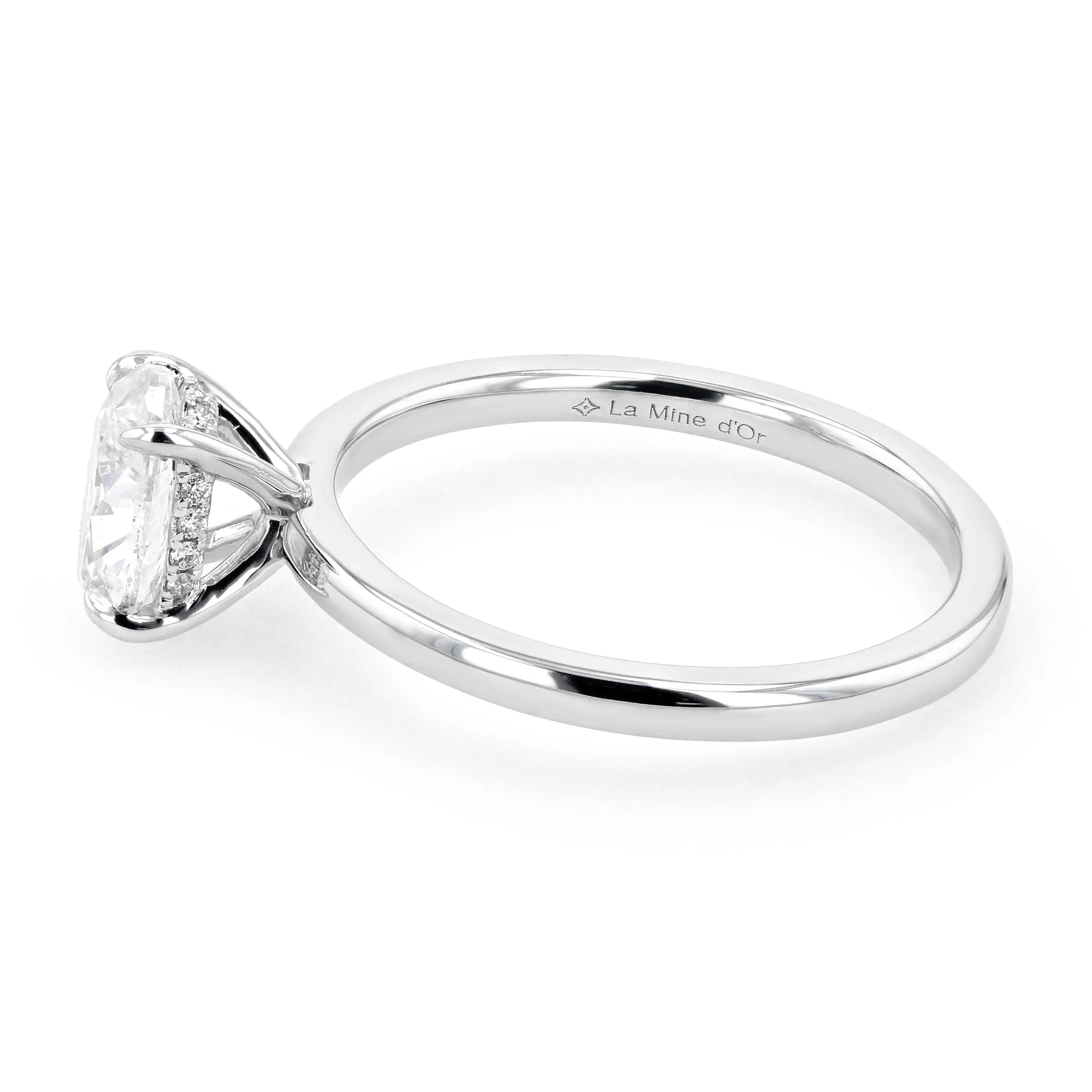 1.06tw Havana Oval Diamond Solitaire Engagement Ring Image 2 La Mine d'Or Moncton, NB