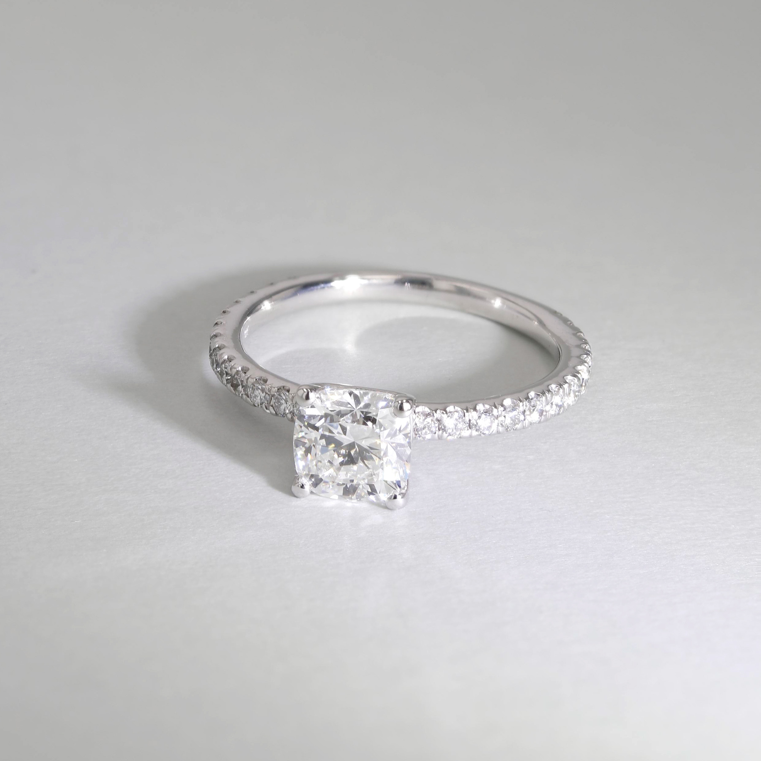 1.61tw Sofia Black Label Cushion Canadian Diamond Engagement Ring Image 3 La Mine d'Or Moncton, NB