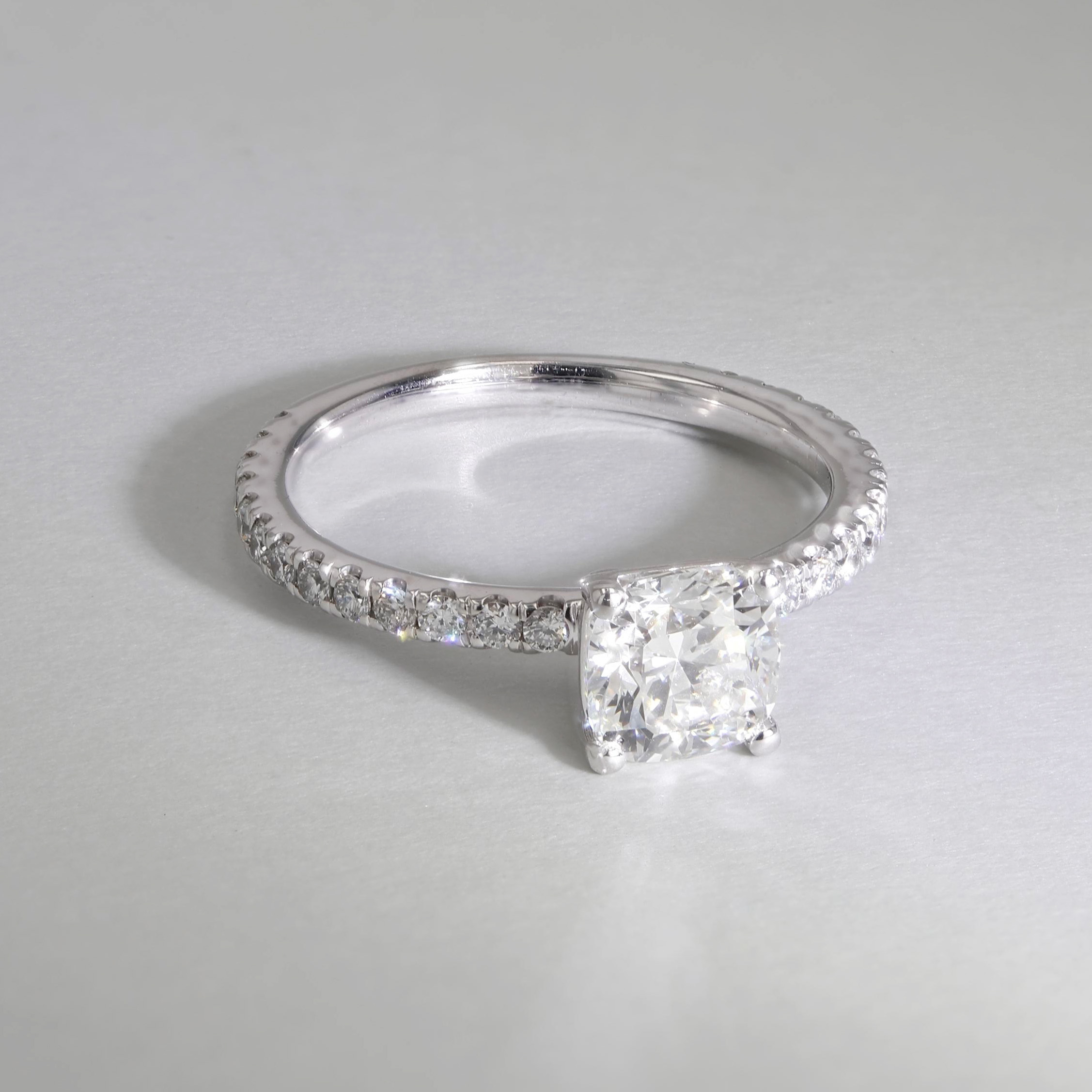 1.61tw Sofia Black Label Cushion Canadian Diamond Engagement Ring Image 4 La Mine d'Or Moncton, NB