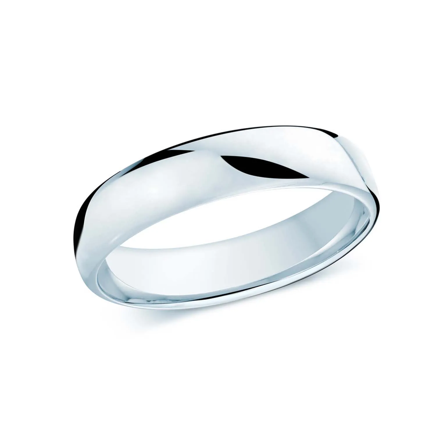 Platinum Euro Comfort Fit Wedding Band 5.5mm La Mine d'Or Moncton, NB