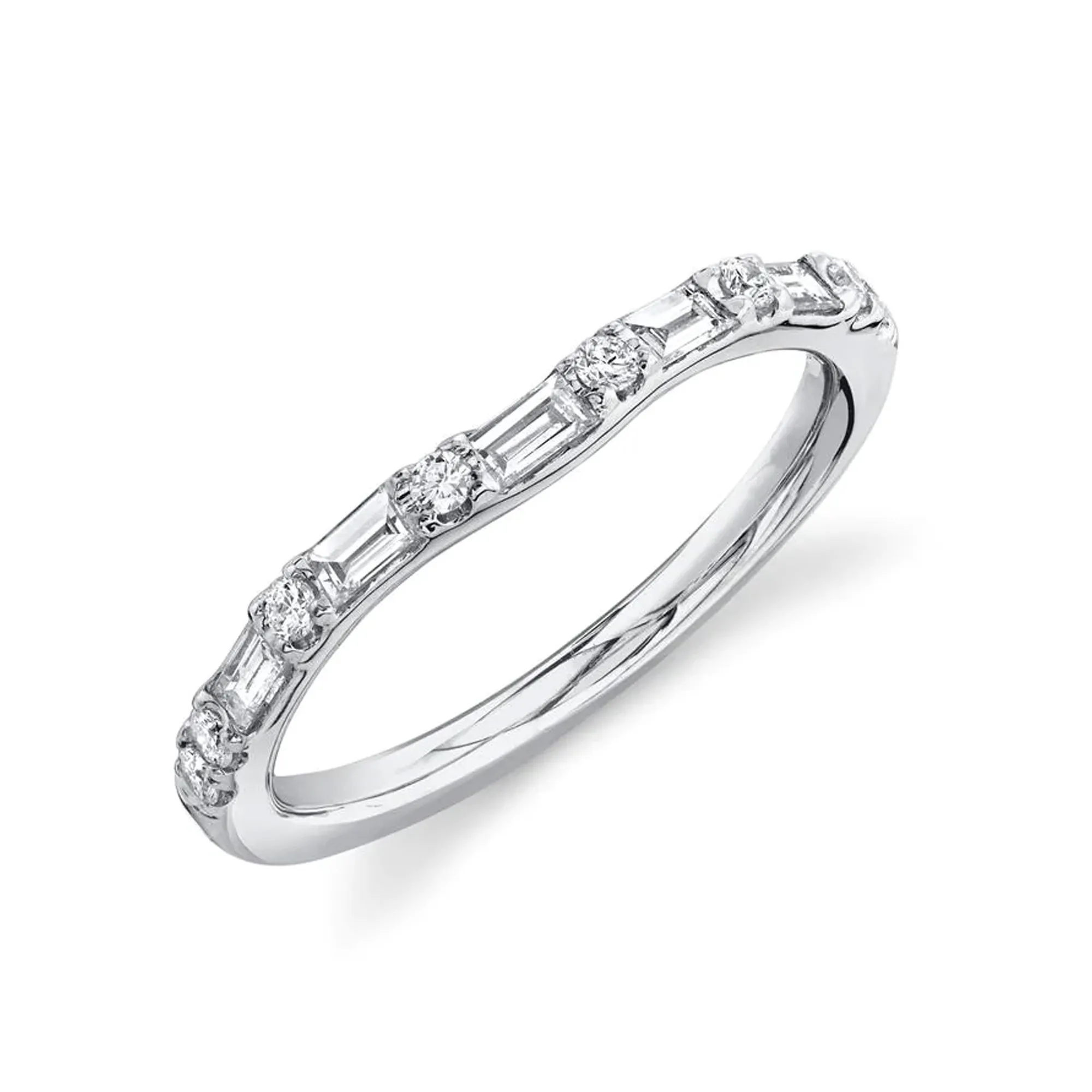 0.35tw Shy Creation Baguette Diamond Band La Mine d'Or Moncton, NB