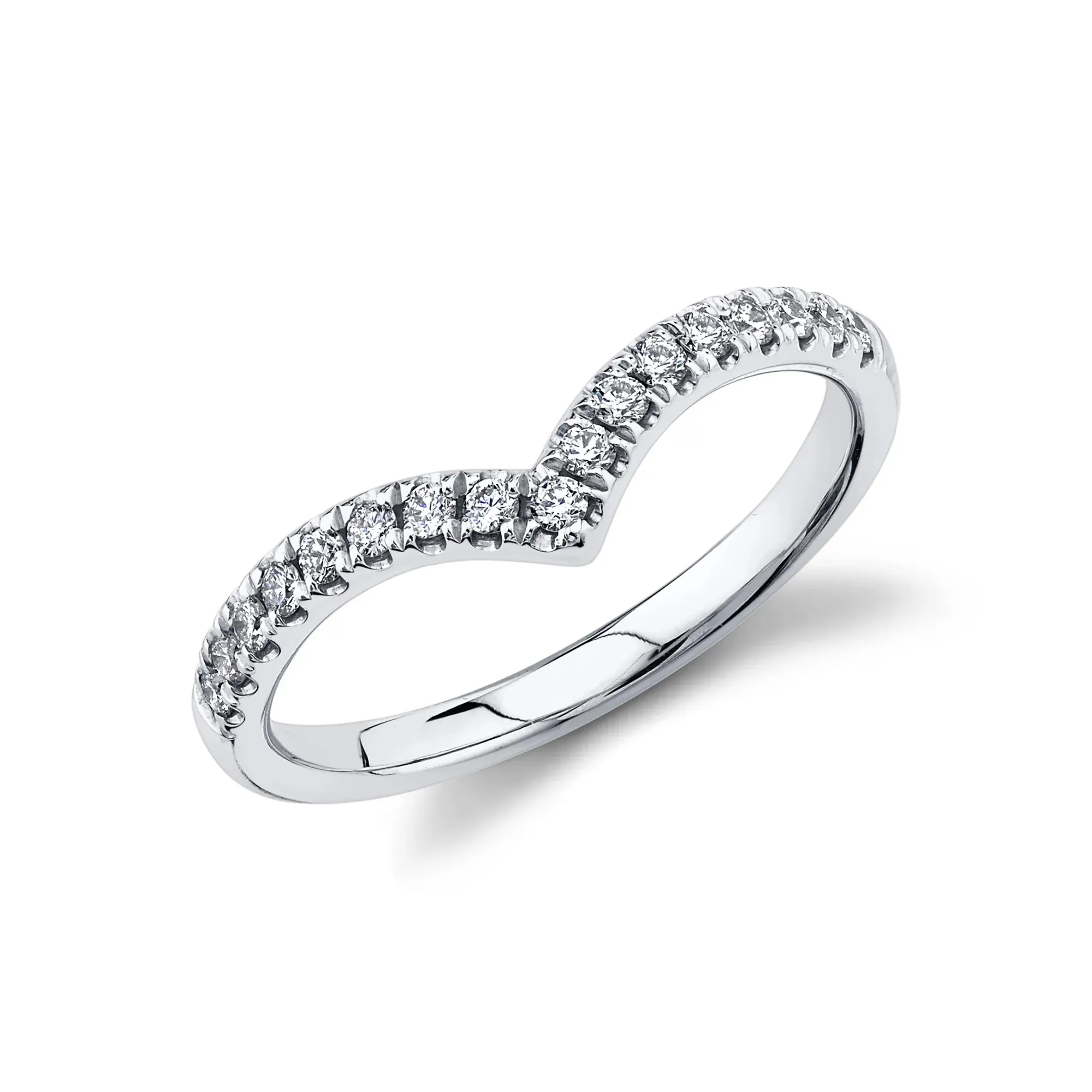 0.25tw Shy Creation Eternal Curved Diamond Band La Mine d'Or Moncton, NB