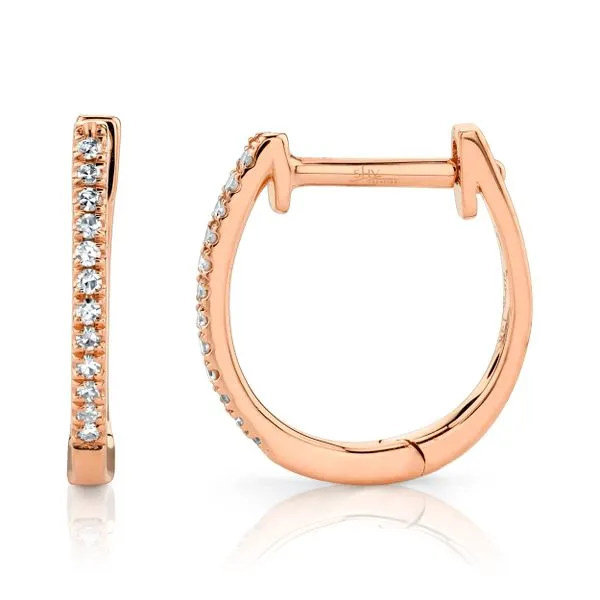 0.08tw Shy Creation Kate Diamond Huggie Earrings Image 2 La Mine d'Or Moncton, NB