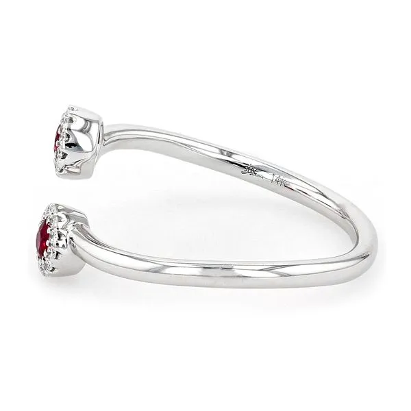 0.27tw Ruby and Diamond Ring Image 2 La Mine d'Or Moncton, NB