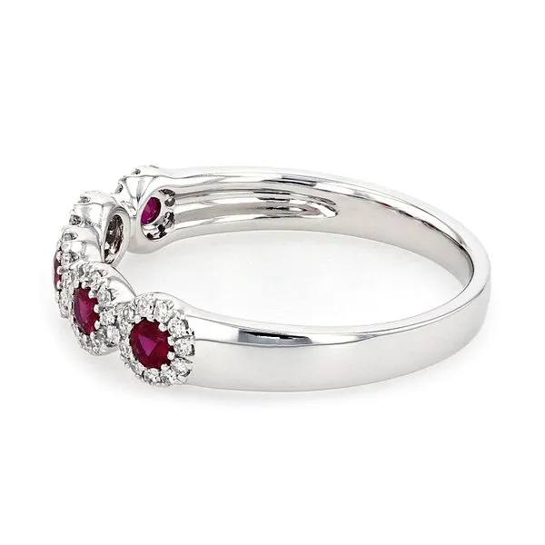 0.47tw Ruby & Diamond Band Image 2 La Mine d'Or Moncton, NB