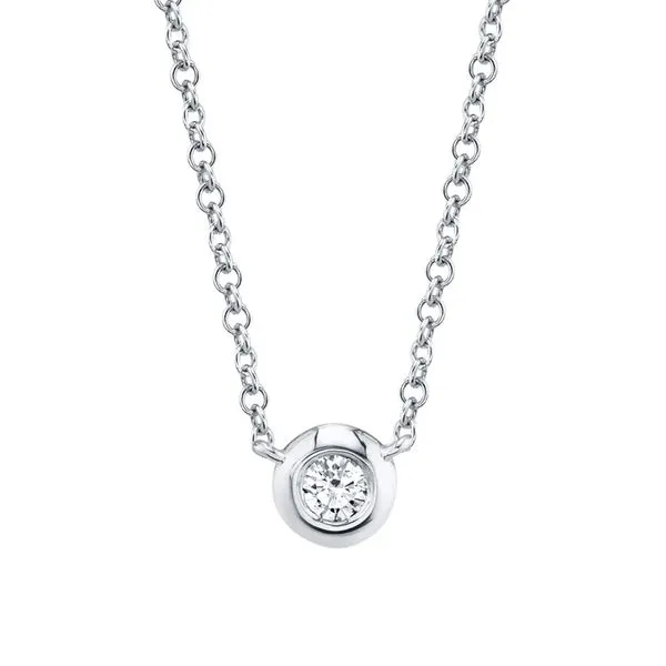 0.05ct Diamond Bezel Necklace La Mine d'Or Moncton, NB