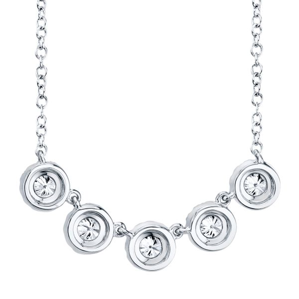 0.53tw Diamond Fashion Necklace 14kt White Gold Image 3 La Mine d'Or Moncton, NB