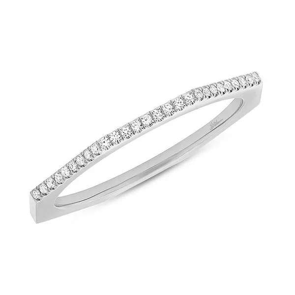 0.07tw Diamond Geometric Band in 14kt White Gold La Mine d'Or Moncton, NB