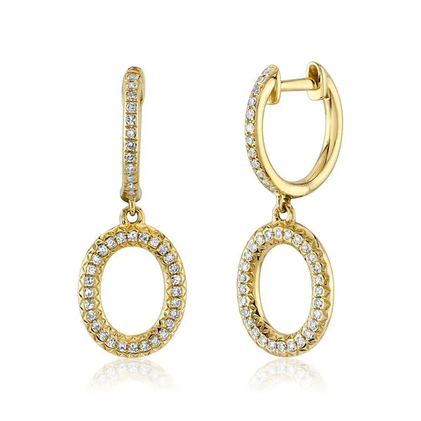 0.20tw Diamond Oval Drop Earrings La Mine d'Or Moncton, NB