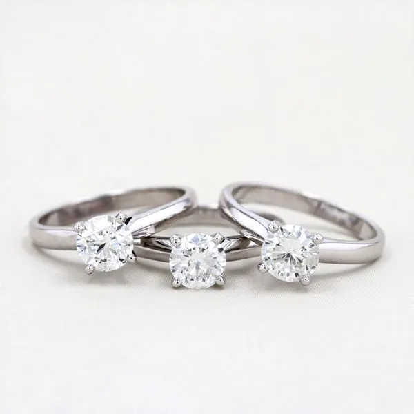 1.00ct Round Diamond London Solitaire Engagement Ring Image 3 La Mine d'Or Moncton, NB