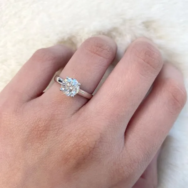 1.65ct Round Diamond London Solitaire Engagement Ring Image 4 La Mine d'Or Moncton, NB