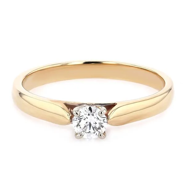 0.26ct Round Brilliant Diamond Solitaire Engagement Ring La Mine d'Or Moncton, NB