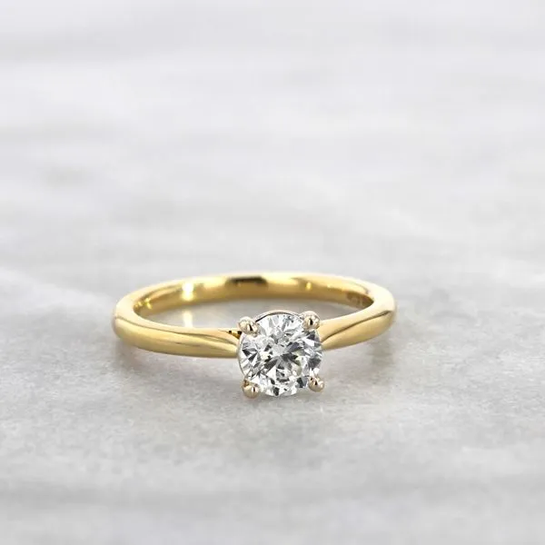 0.76ct Lumina Round Brilliant Diamond Solitaire Engagement Image 3 La Mine d'Or Moncton, NB
