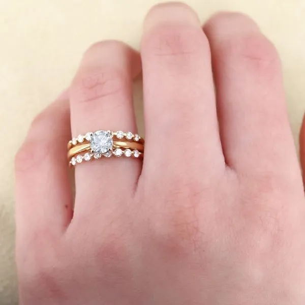 0.76ct Lumina Round Brilliant Diamond Solitaire Engagement Image 4 La Mine d'Or Moncton, NB