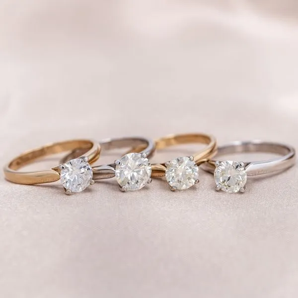 1.00ct Lumina Round Brilliant Diamond Solitaire Engagement Ring Image 4 La Mine d'Or Moncton, NB