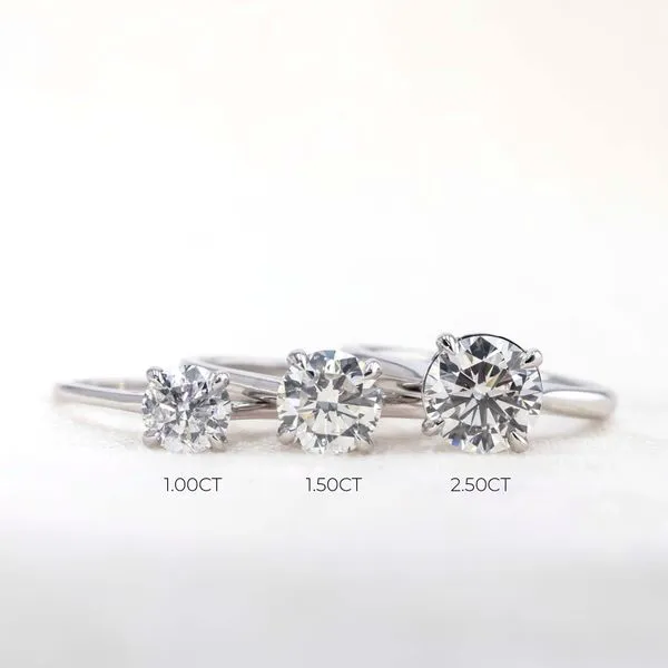 1.00ct Lumina Round Brilliant Diamond Solitaire Engagement Ring Image 3 La Mine d'Or Moncton, NB