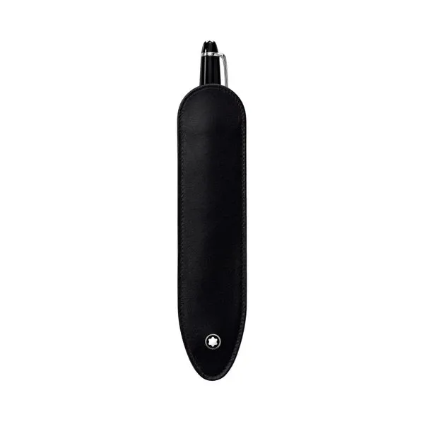 Montblanc Meisterstuck 1 Pen Sleeve Black Leather Image 3 La Mine d'Or Moncton, NB