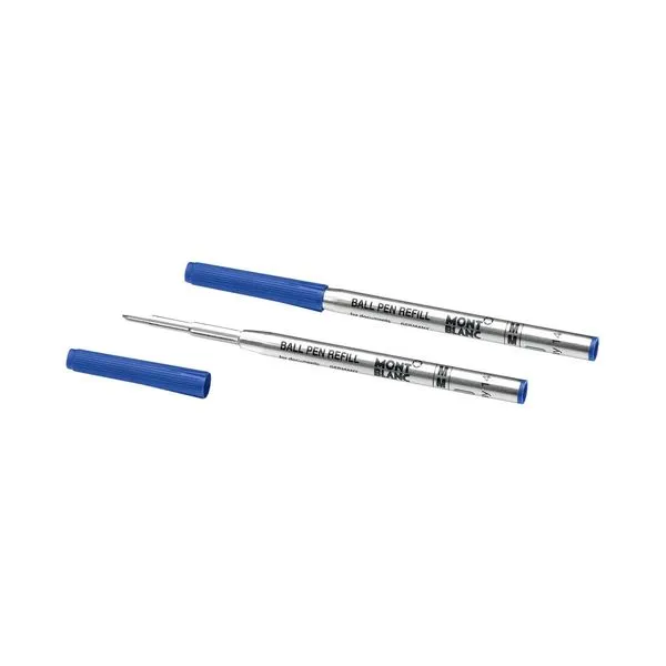 Montblanc 2 Pack Ballpoint Pen Refills Royal Blue (M) Image 2 La Mine d'Or Moncton, NB