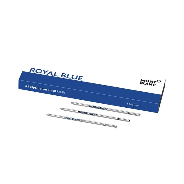 Montblanc 3 Pack Small Ballpoint Pen Refills Royal Blue (M) La Mine d'Or Moncton, NB