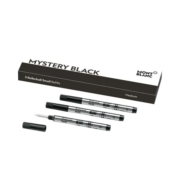 Montblanc 3 Pack Rollerball Small Refills Mystery Black (M) La Mine d'Or Moncton, NB