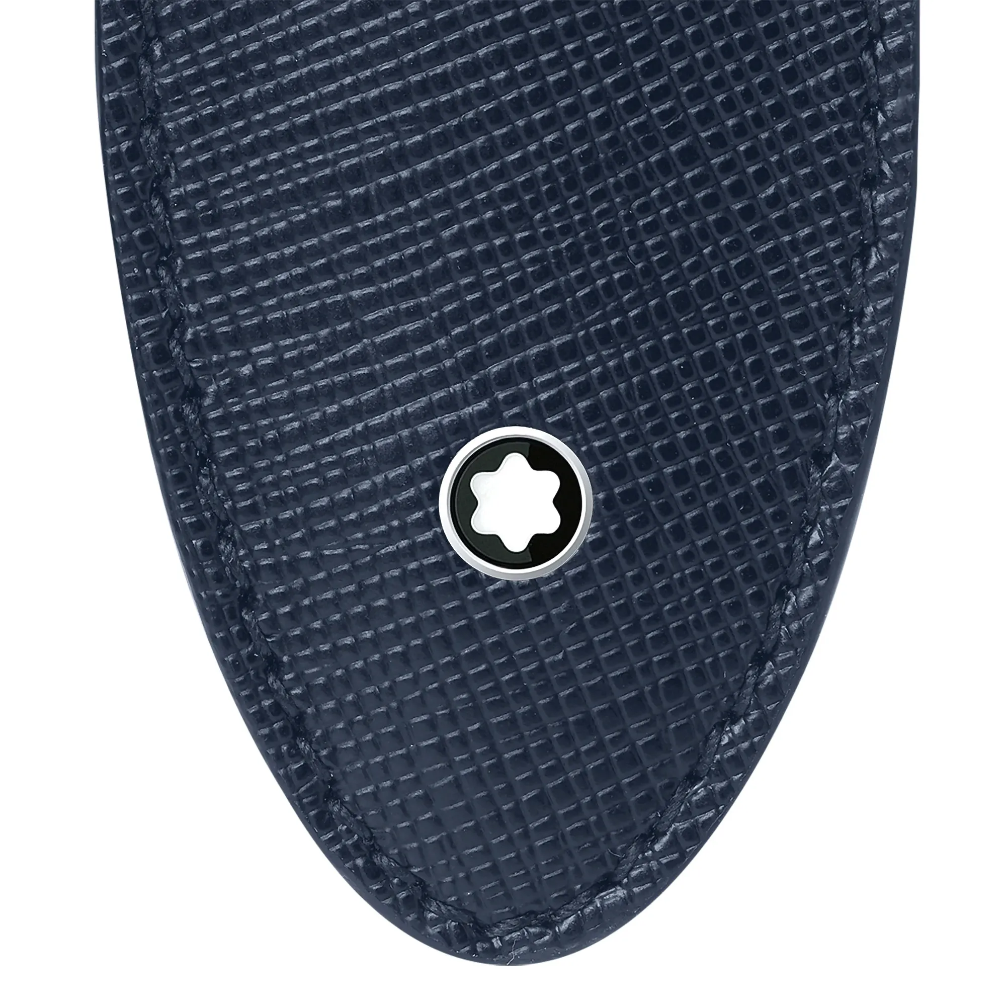 Montblanc Sartorial 1 Pen Sleeve Blue Leather Image 2 La Mine d'Or Moncton, NB