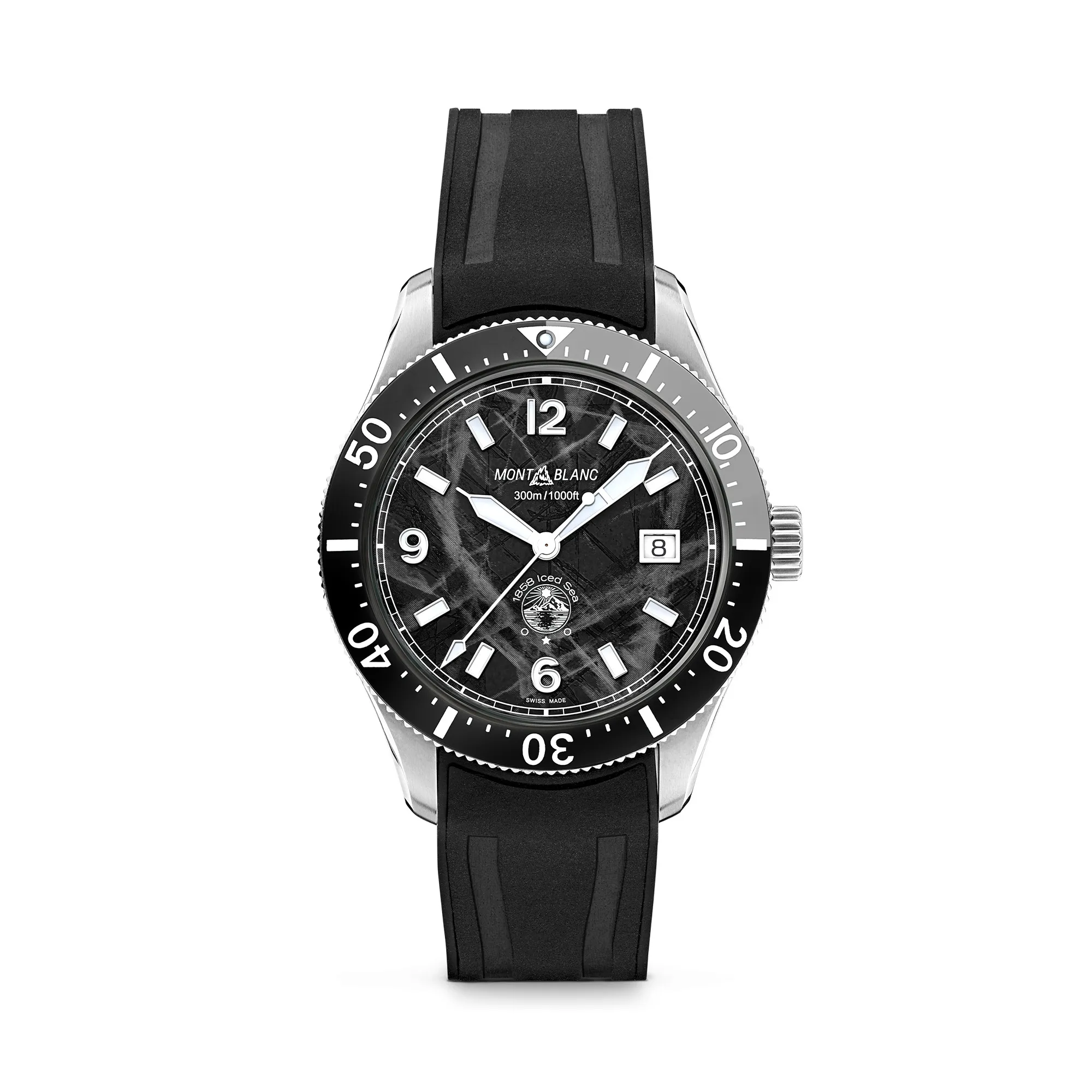 Montblanc 1858 Iced Sea Automatic Automatic Watch Black Dial La Mine d'Or Moncton, NB